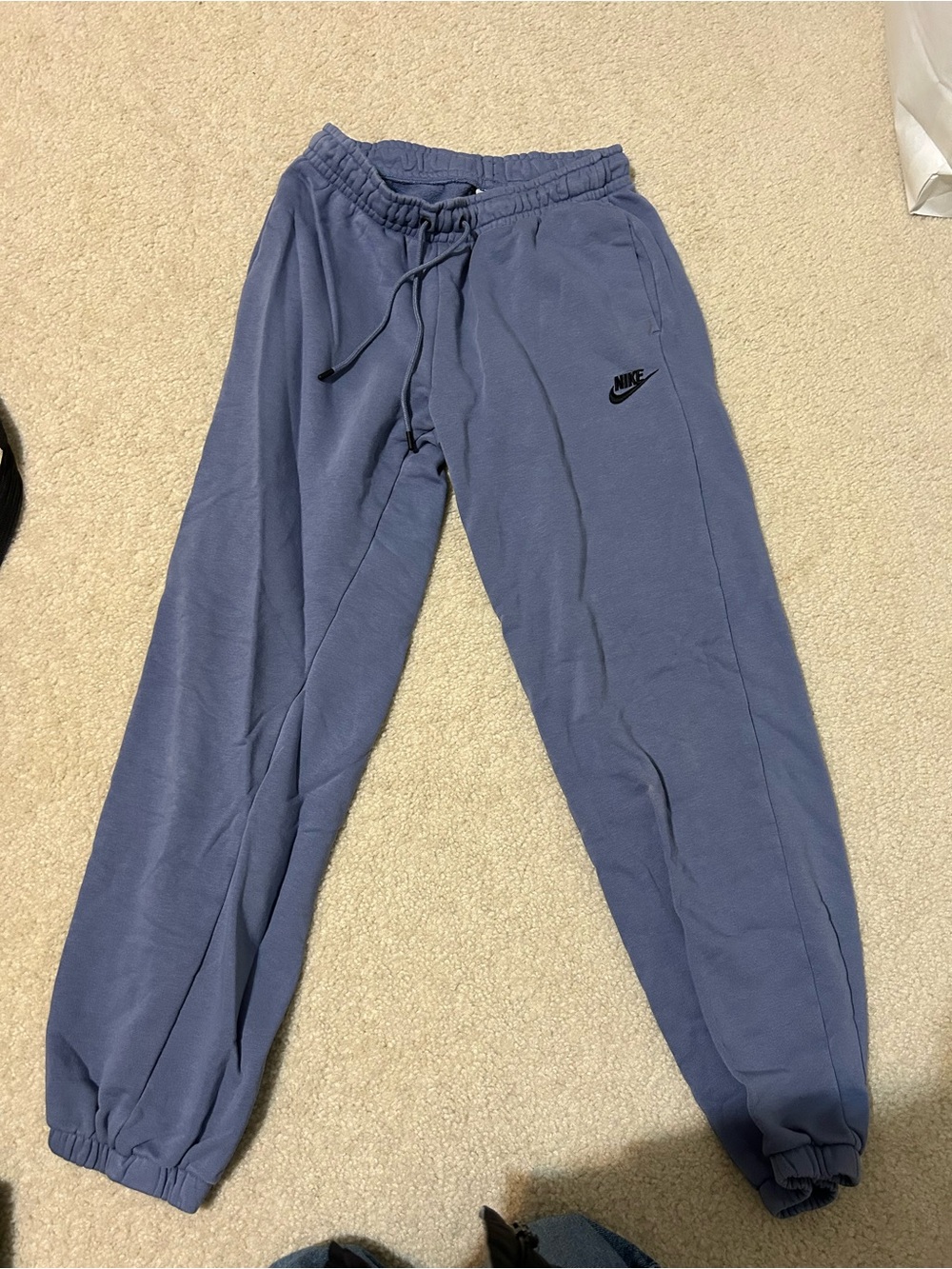 Nike Purple Cuffed Sweatpants